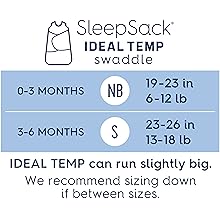 Amazon.com: Halo Sleepsack Swaddle Ideal Temp, 3-Way Adjustable Wearable  Blanket, Tog 1.5, Heather Grey/Aqua, Newborn, 0-3 Months, 6-12 Pounds : Baby