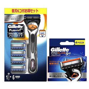 Gillette ジレット proglide プログライド 5+1 計32替刃 楽天市場】ジレット プログライド フュージョン Gillette 替刃