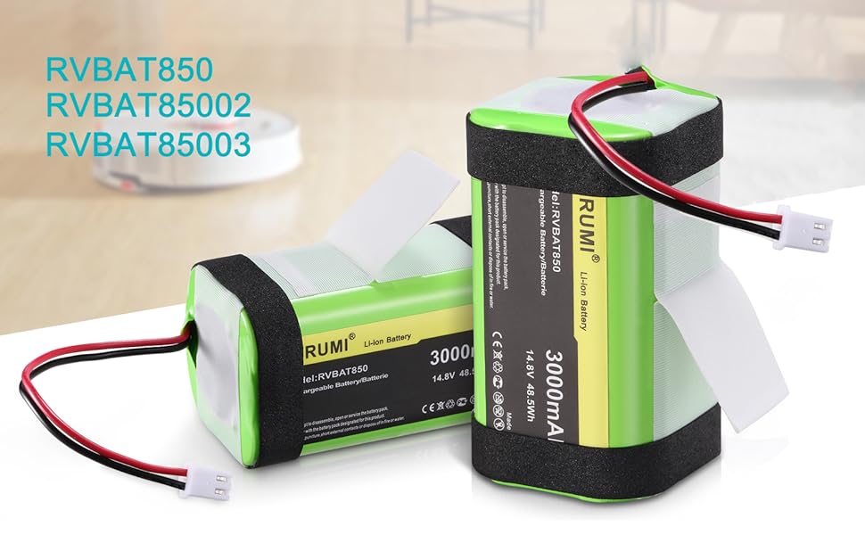 WRUMI Replacement RVBAT850 Battery, for Shark Ion KB28