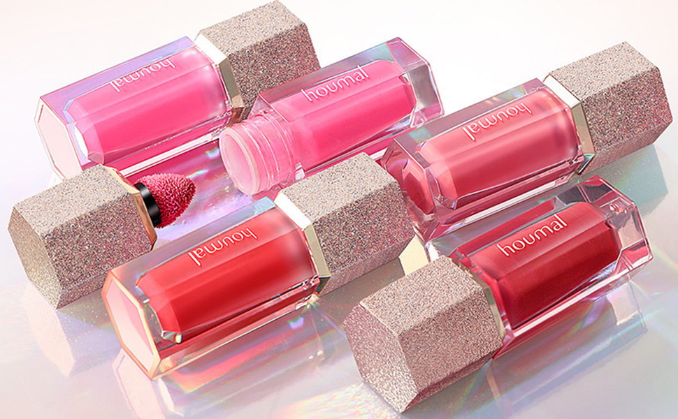 Soft Cream Liquid Blush Stick,Korean Liquid Blushes Cheeks Brush,Moisturizing Creamy Formula