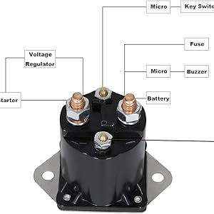 12 Volt Solenoid. 4 Terminal Design