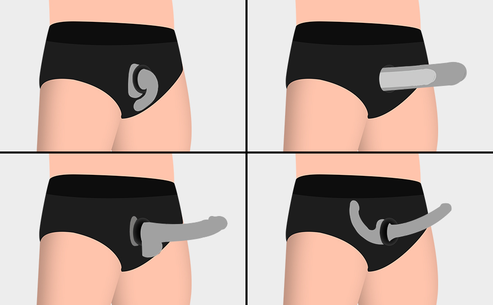 Harness Strap-on Dildo