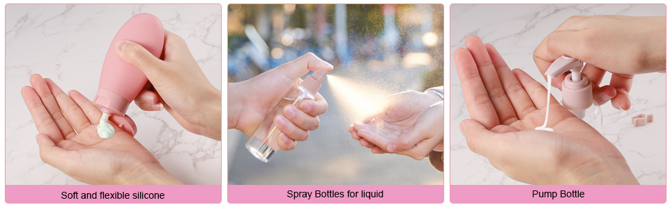 11Pcs Travel Bottles for Toiletries 