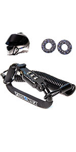 helmet locks cable hemet combination universal cbr chain key men street quick release buckle kit