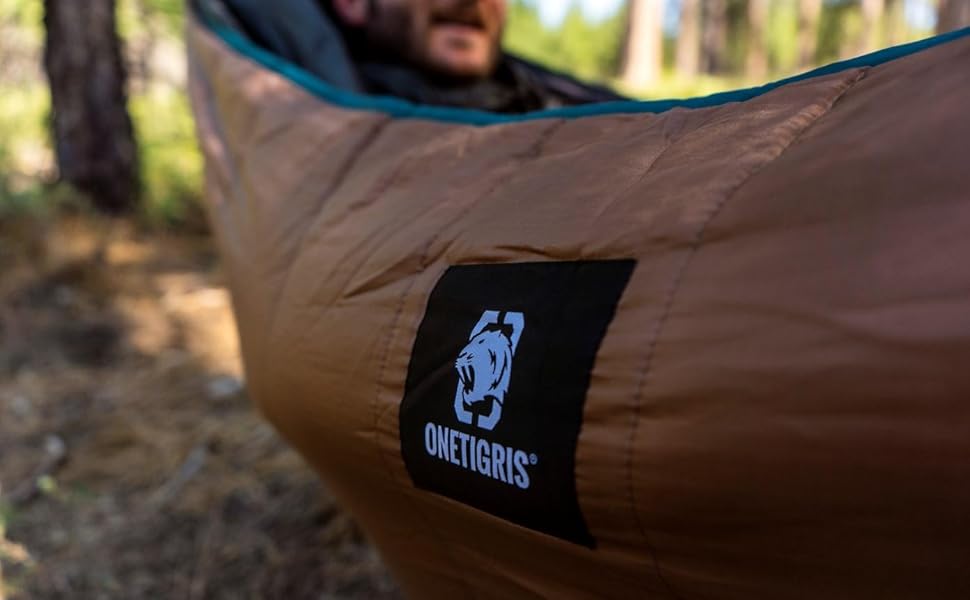 HIDEOUT Hammock Underquilt, Full Length Lightweight 4 Season