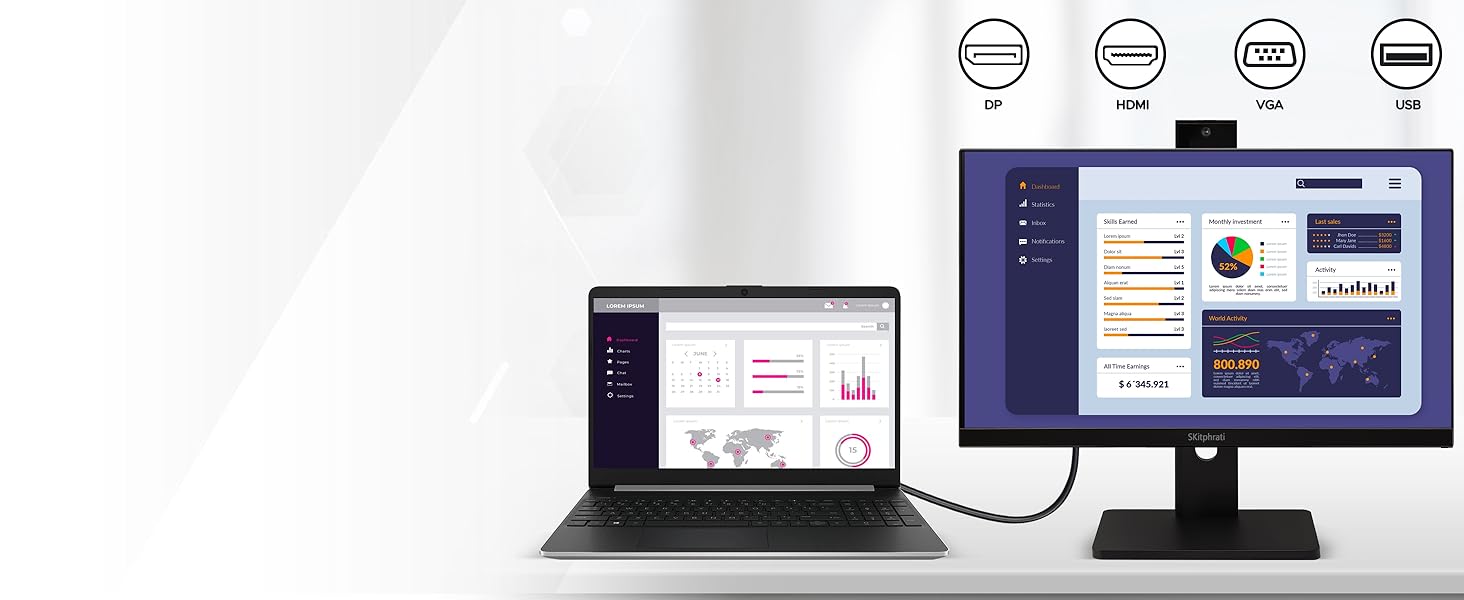 Multi-Port Display for Ultimate Flexibility!