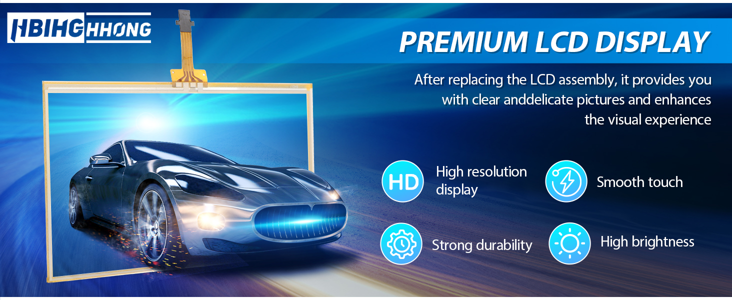 6.1 Inches Screen Replacement Display Glass for 2014-2016 Toyota Corolla Camry RAV4 Prius C Radio