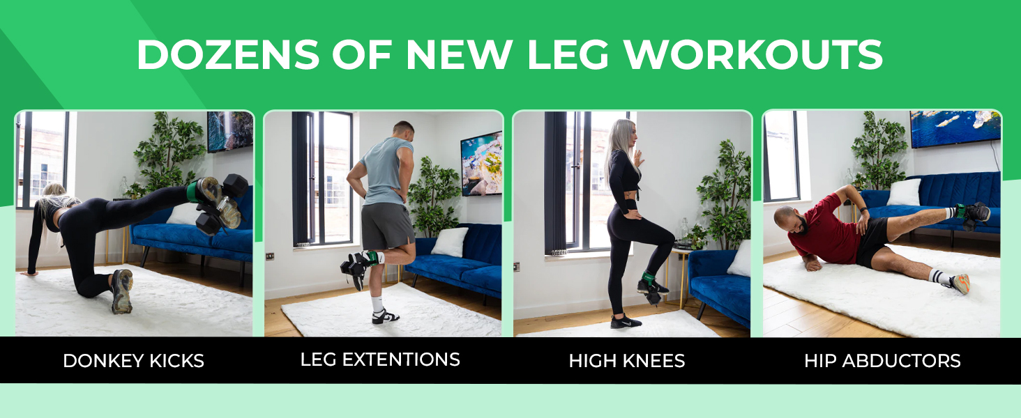 Gymproluxe Original Multi Leg Weight Strap Dumbell Weight Ankle Strap