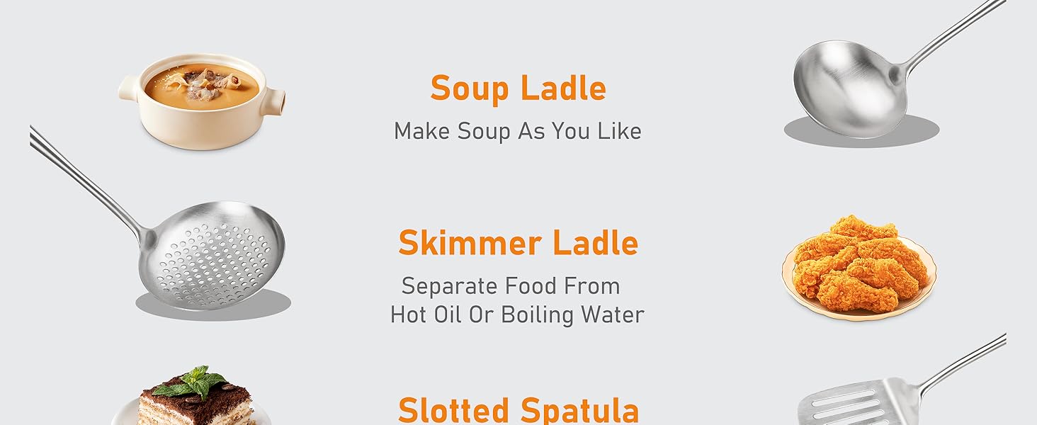 wok utensils set 6pcs