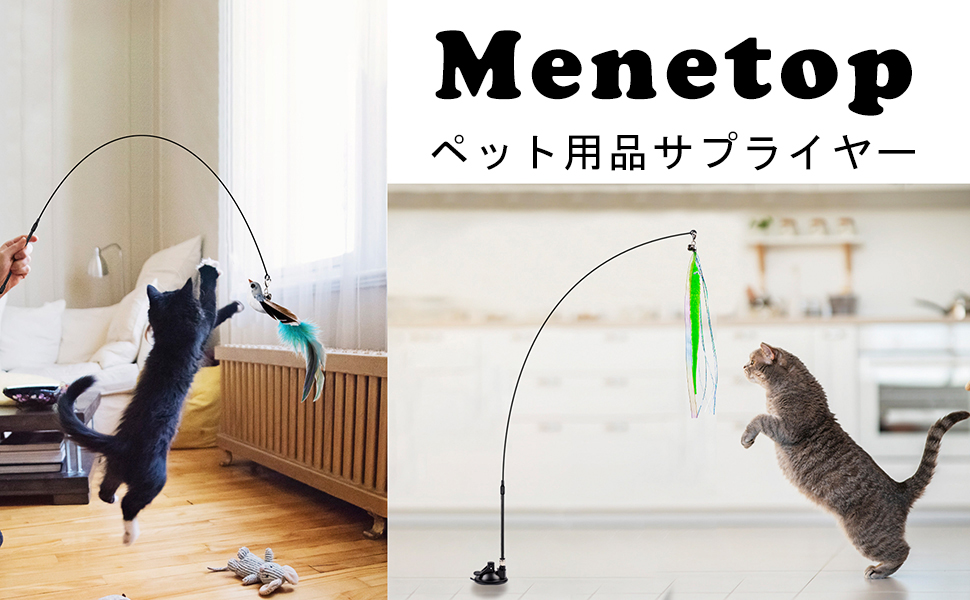 メネトップ猫のおもちゃのステッカー1