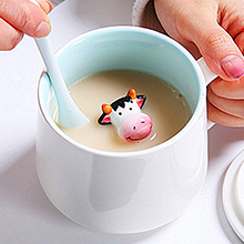 Cow Figurine Gift Teacup