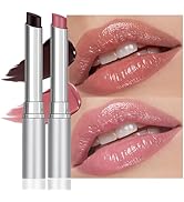FeiCuiYun 2Pcs Honey Lip Skin Tint Gloss Balm Moisturizing Lip Color, Sheer Hydrating Lip Gloss f...