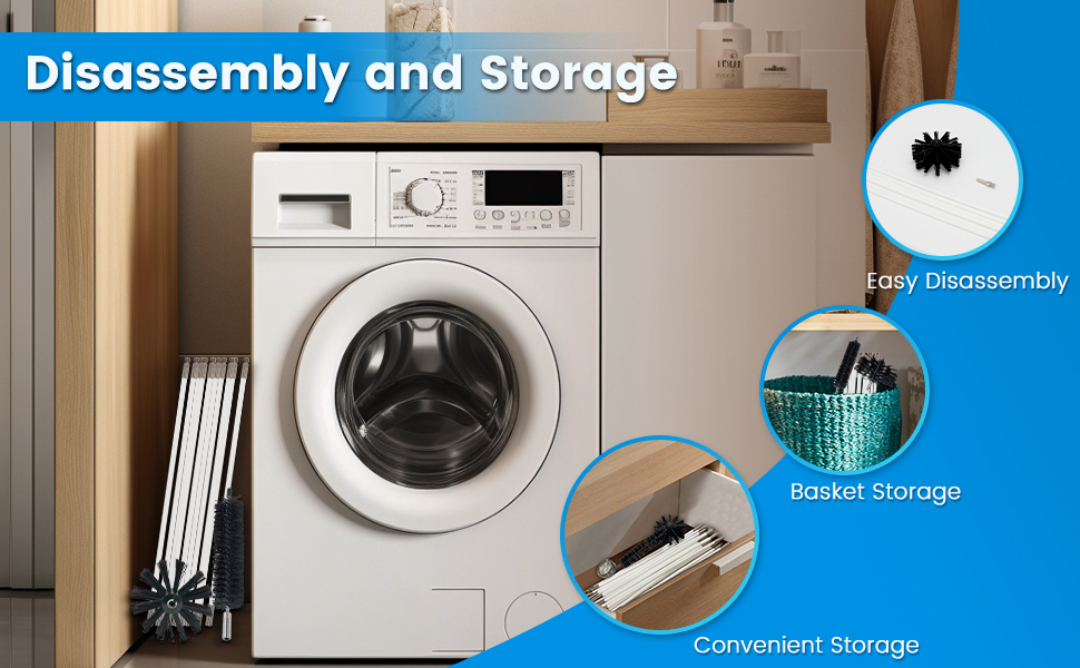 AOGYikang DRYER VENT CLEANING BRUSH KIT