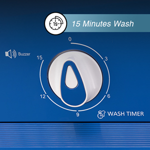 Panasonic Semi Automatic 6.5Kg Washing Machine, 15 Minutes Wash