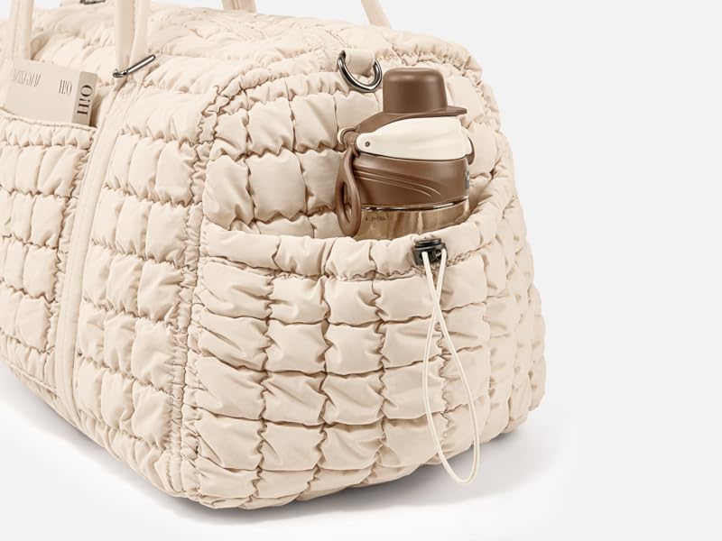 Amazon.com | Quilted Travel Duffle Bag for Women Weekender