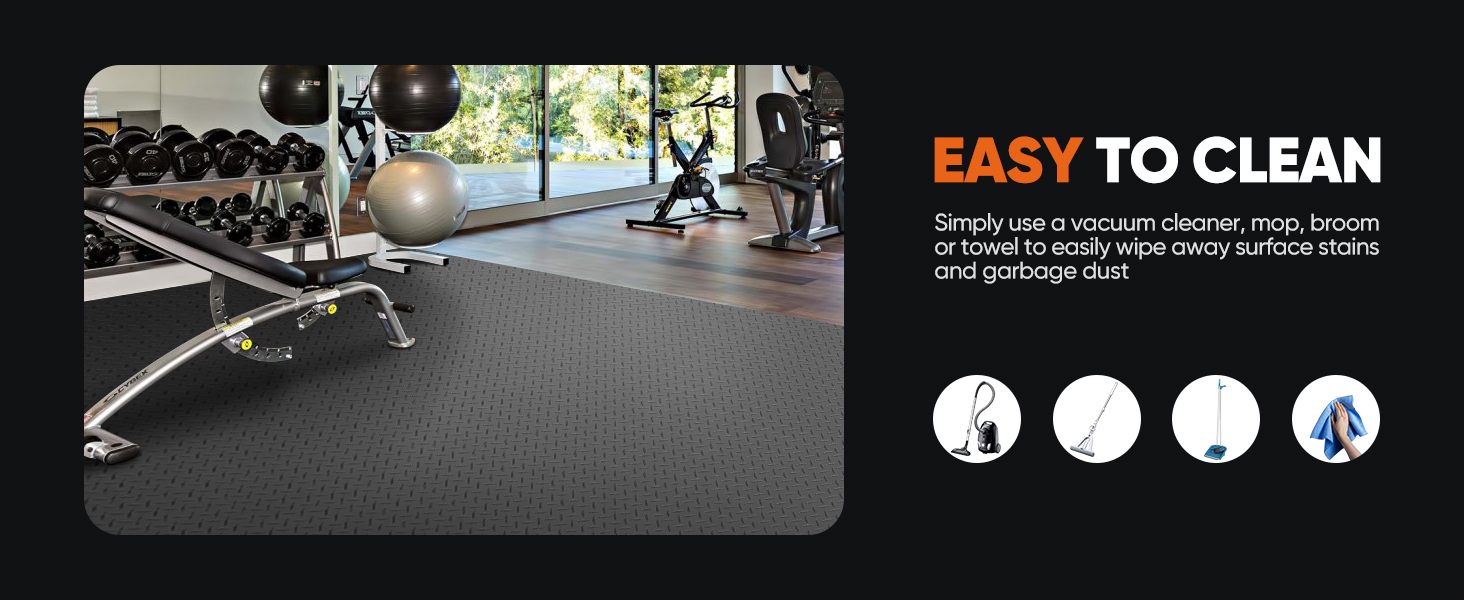 Garage Floor Mat 7.5 X 17 FT, Garage Flooring Roll Diamond