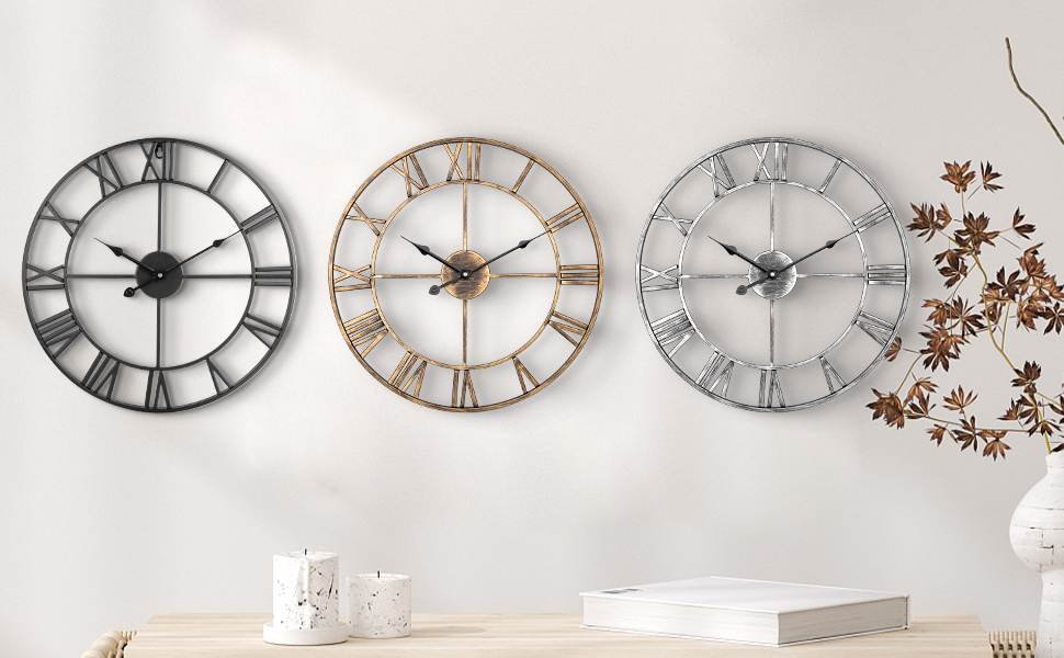 GARDEN WALL CLOCK NEW
