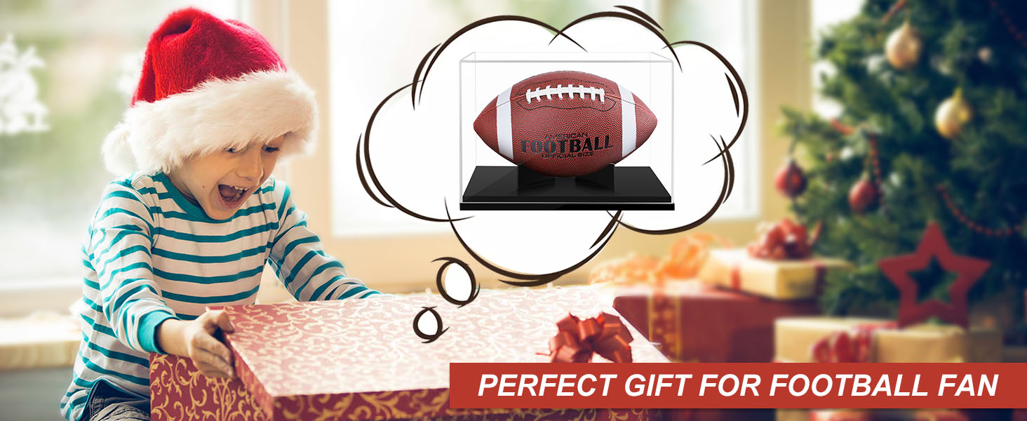 perfect football display case for football fan