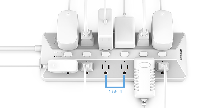 15 in 1 Power Strip Surge Protector