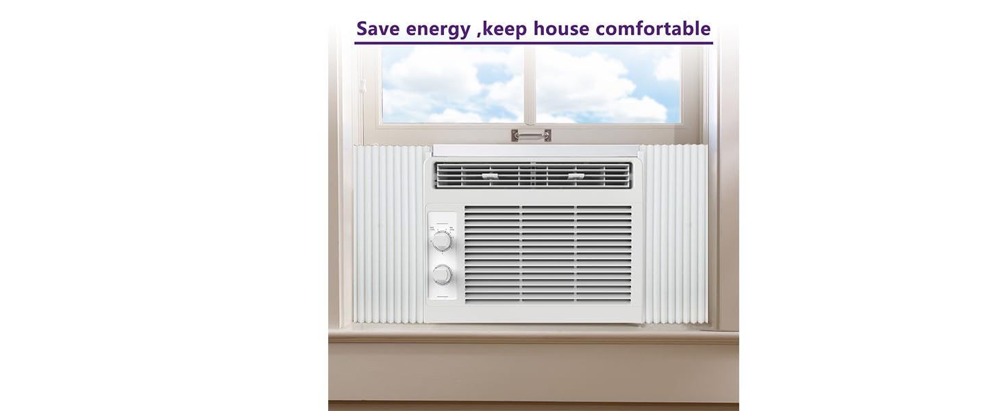 Mxclimate OnePiece Full Surround Window AC Insulation Foam