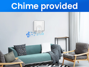 SHARKPOP 1080p Smart Wireless Video Doorbell Camera, Chime Ringer Included, AI Human Detection, 2-Way Audio, Live View, 2.4G WiFi, Night Vision, Cloud Storage, Battery Powered. 21 chime