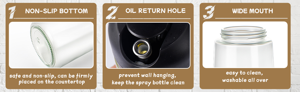 2 in 1 oil dispenser and oil sprayer