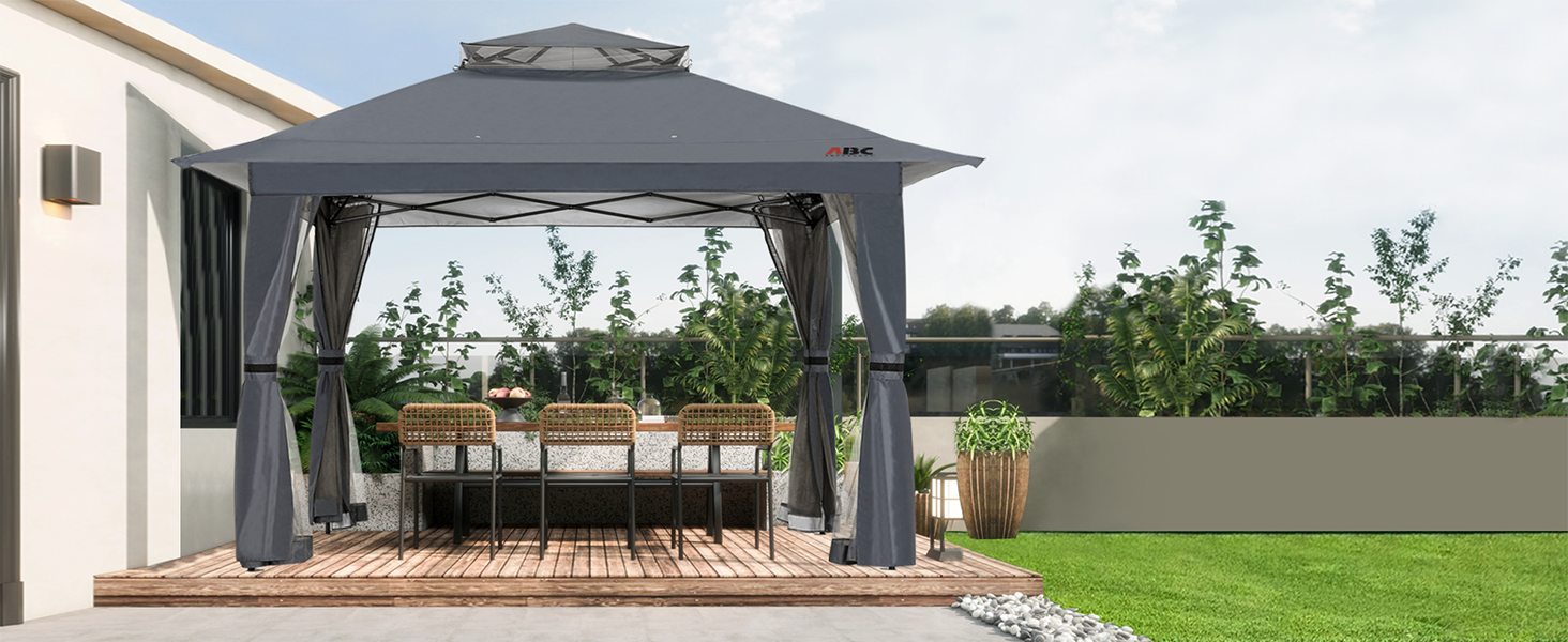 gazebo in the patio
