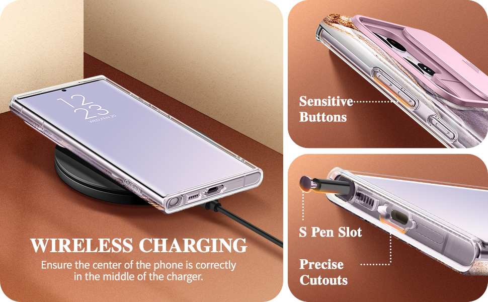 GVIEWIN for Samsung Galaxy S23 Ultra Case 6.8 Inch