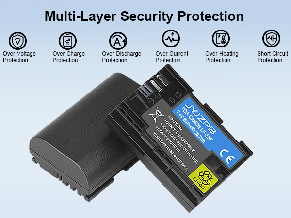 canon lp-e6p 2個 Amazon.com: JYJZPB 2 Pack LP-E6P Battery 2800mAh Large