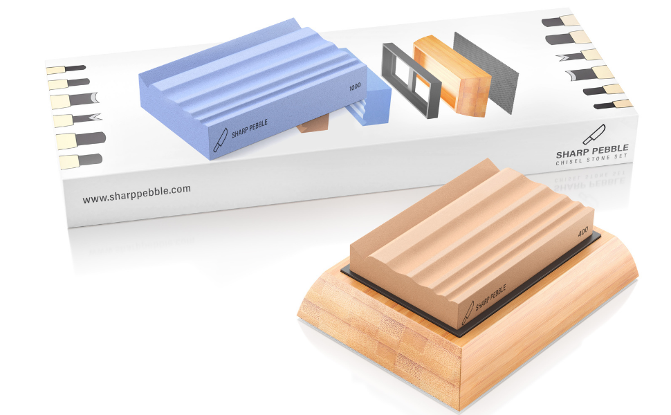 Sharp Pebble Whetstones Wood Carvers SharpenerDual Grit Sharpening