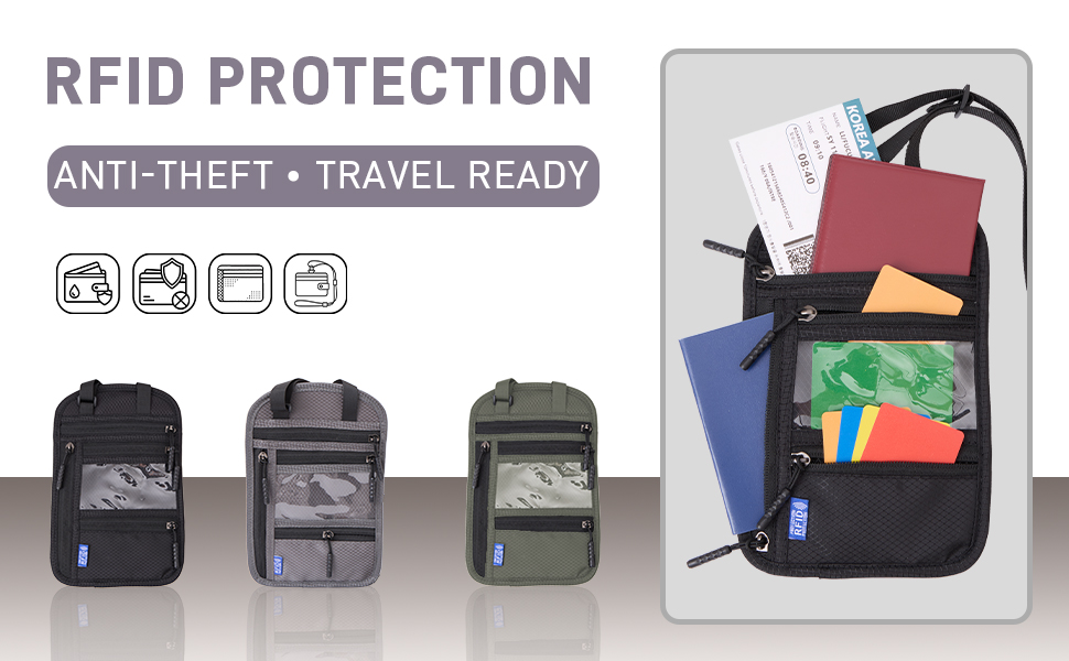 passport holder for travel women travel neck wallet passport holder for travel family