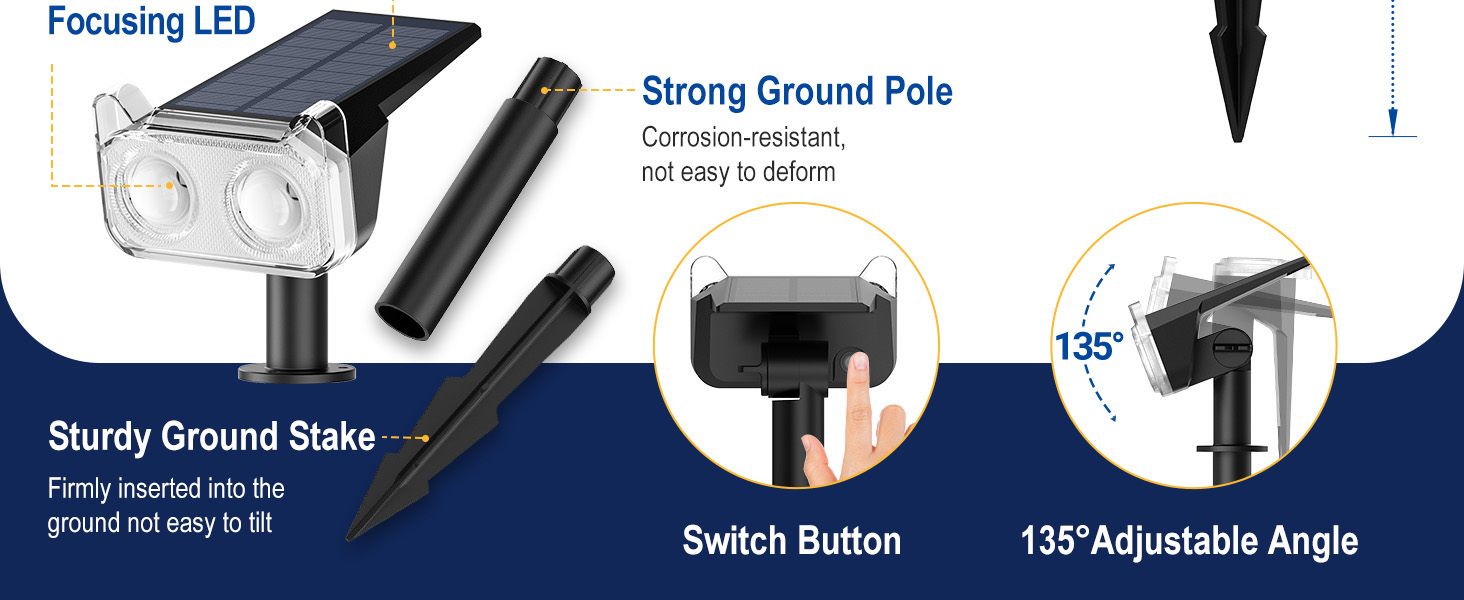 Solar Spot Lights Outdoor