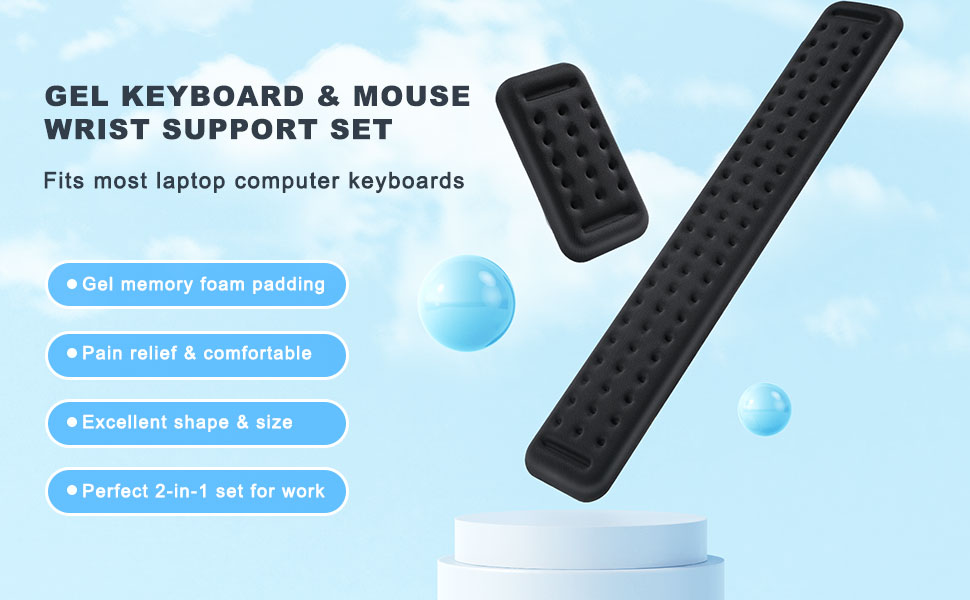 Keyboard Wrist Rest, Lekvey Wrist Rest for Keyboard and