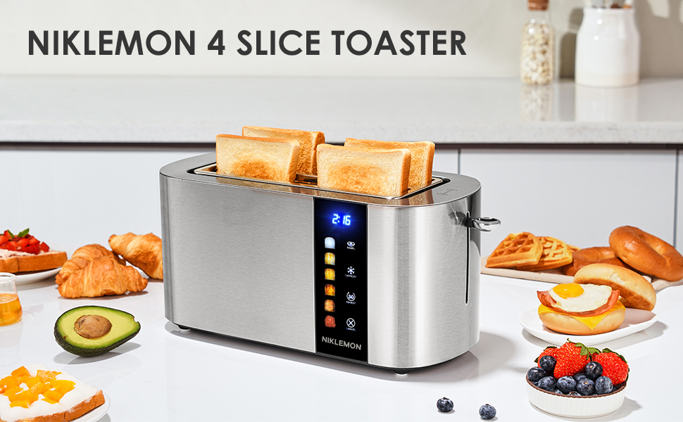 NIKLEMON 4 SLICE TOASTER