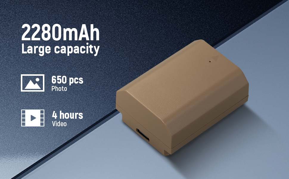 OTREST 2280mAh NPFZ100 Replacement Battery, Rechargeable