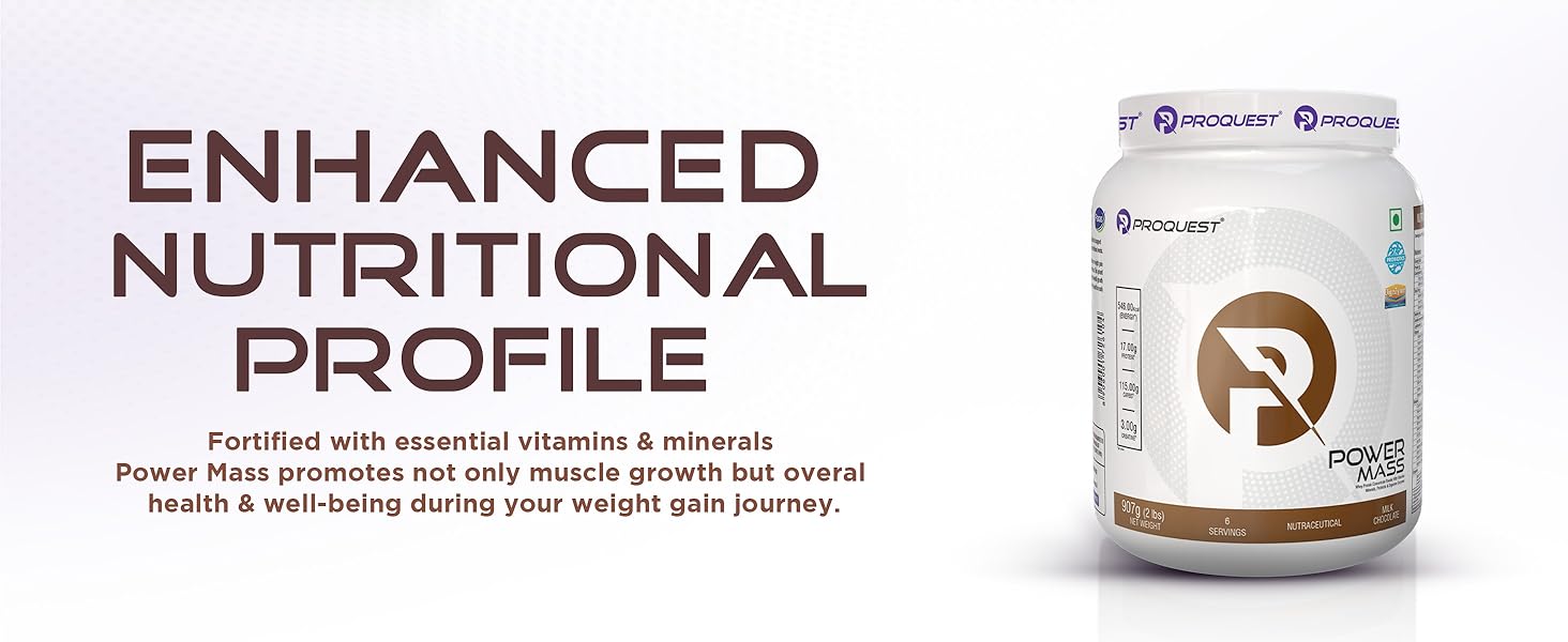 Review Proquest Nutrition Power Mass Weight Gainer Milk Chocolate 12 Vitamin