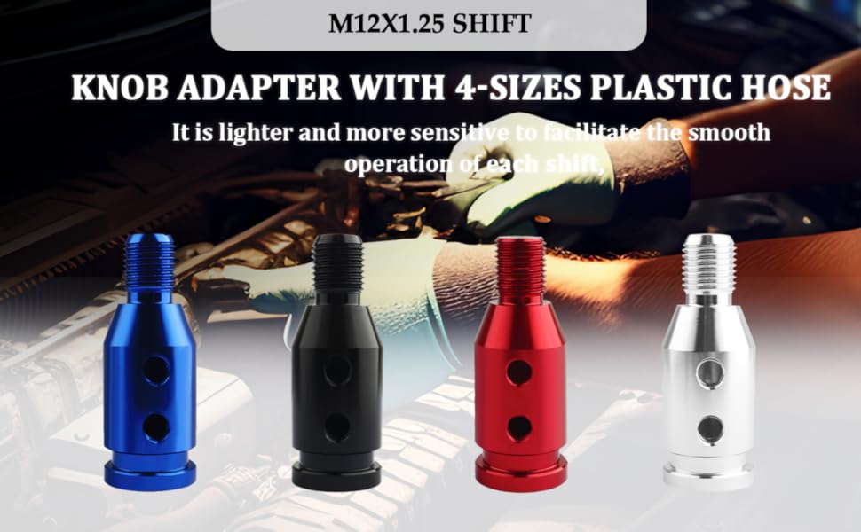 naonao Amazon.com: M12x1.25 Universal Gear Shift Knob Adapter With