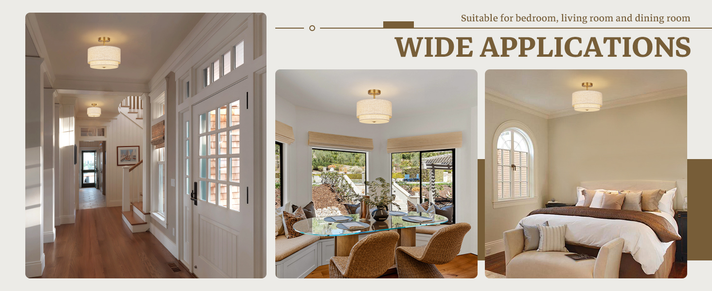 dining room flush mount light fixture