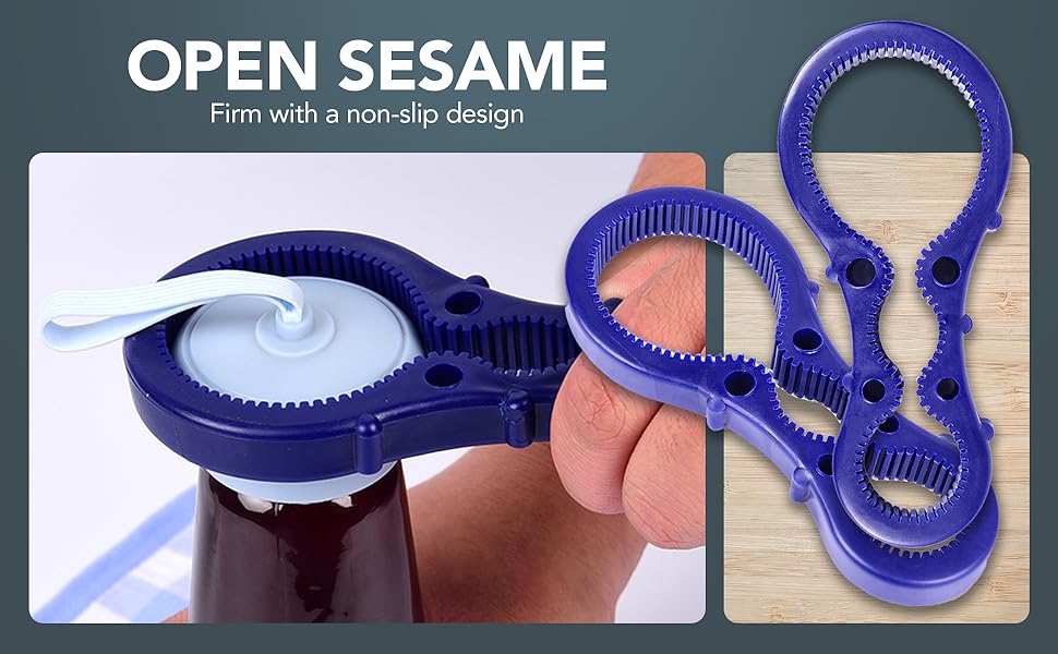 Jar Opener for Weak Hands Easy Lid Opener & Jar Gripper Open Sesame