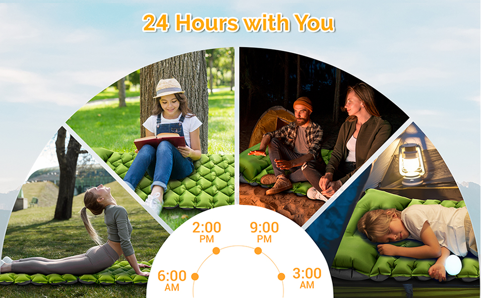 Camping sleeping pad
