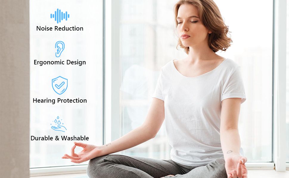 2.Noise canceling earplugs