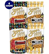 Zapp's Seasoned Pretzel Stix, 16oz. Pouch Variety Pack (Pack of 4), Voodoo & Jazzy Honey Mustard ...