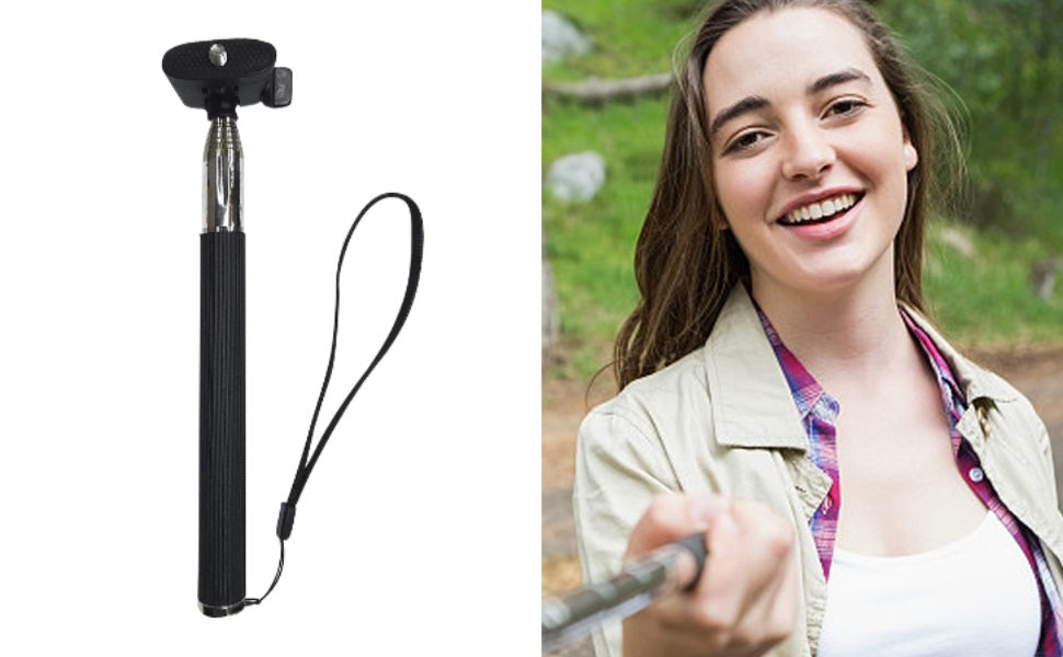 Portable 37 Inch Selfie Stick Phone Tripod Stand, Universal 360 Rotation Extendable