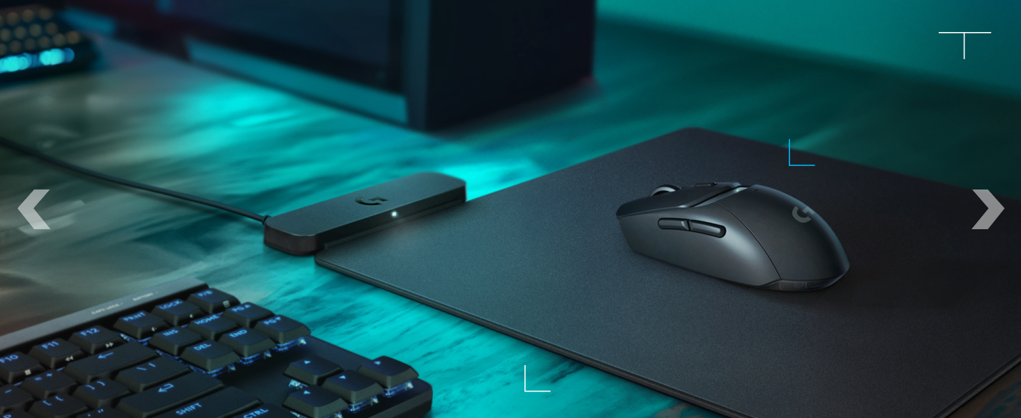 Logitech G POWERPLAY 2 Wireless Charging Mouse Pad for Compatible Logitech G Gaming Mice