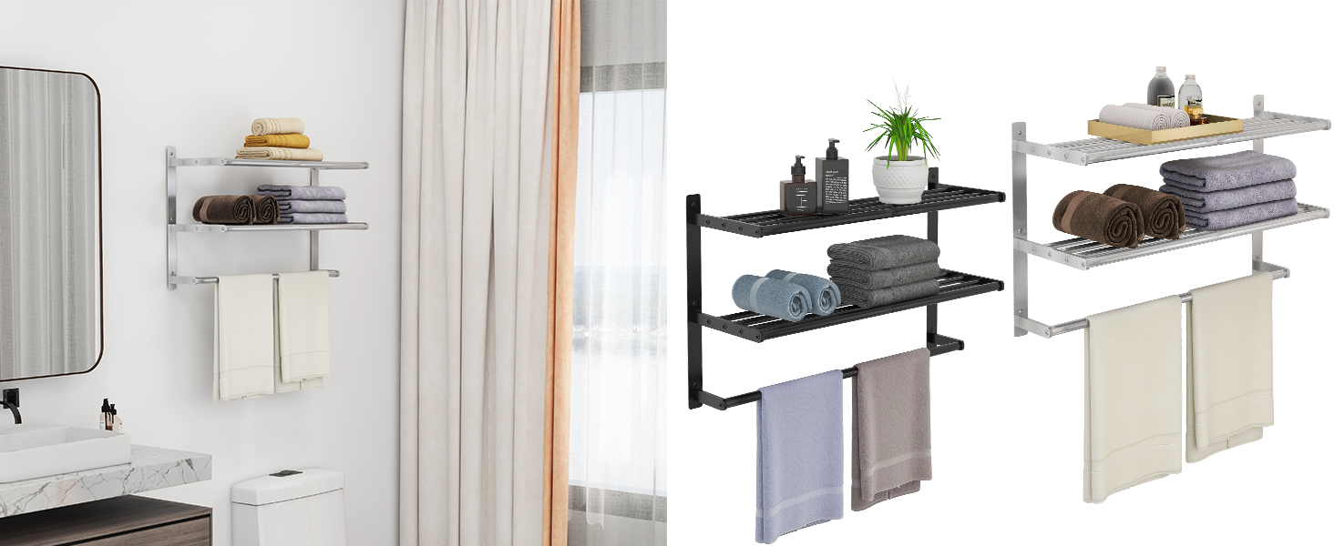 Hotel Towel Racks for Bathroom 24 Inch