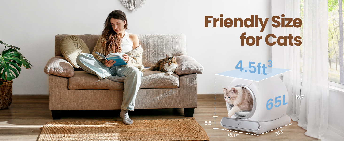 automatic cat litter box self cleaning