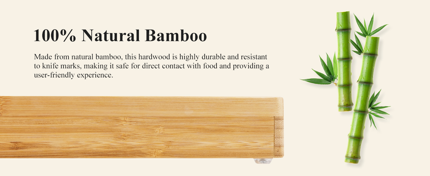 Natural Bamboo charcuterie boards
