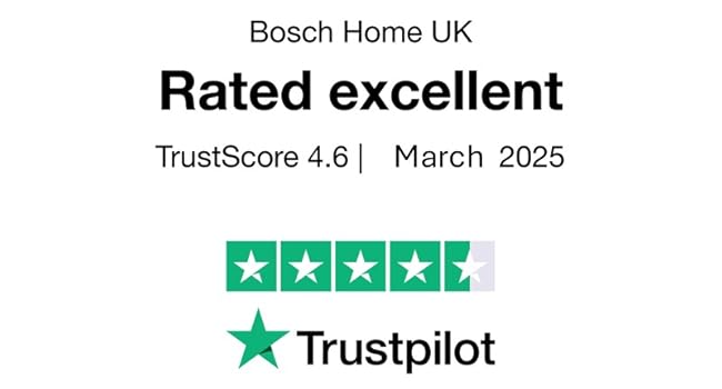 Trustpilot review display showing 5-star rating with text 'Rated excellent' and 'TrustScore 4.6 | March 2023'.