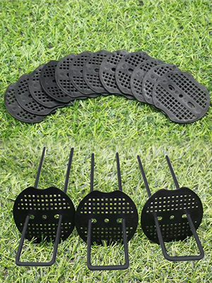 Black Garden Stakes Staples - 2