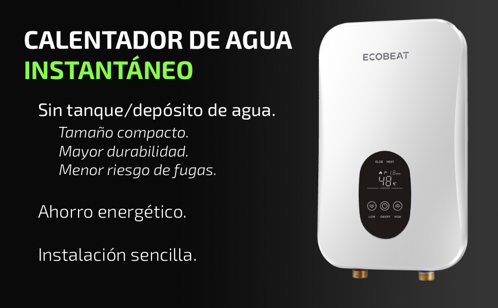 Calentador de agua instantáneo